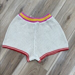 Aerie Crocheted Mesh Shorts